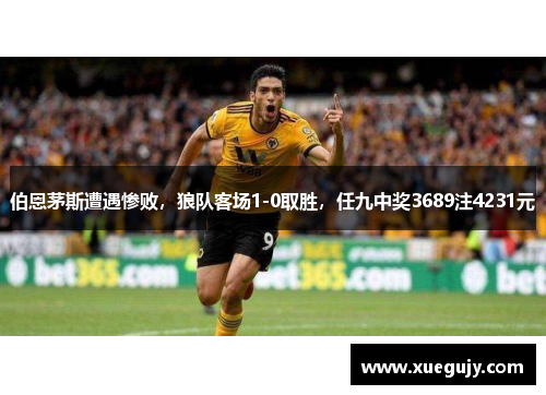 伯恩茅斯遭遇惨败，狼队客场1-0取胜，任九中奖3689注4231元